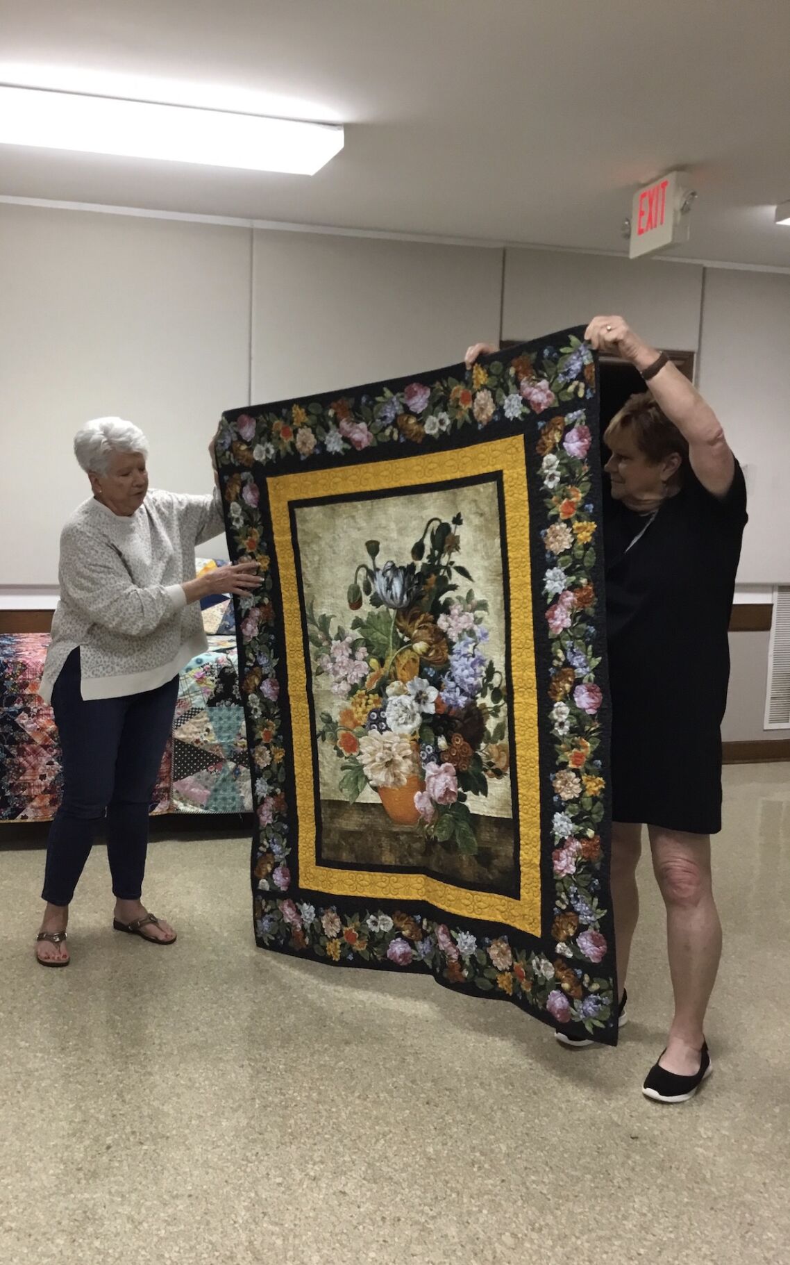 Barb Rozeboom floral panel